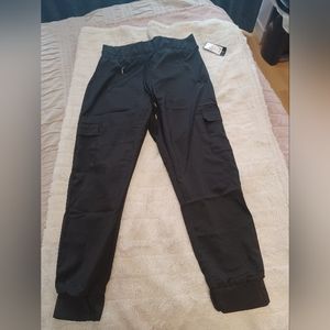 XL INC Black Dressy Joggers